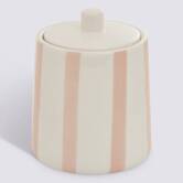 Pot à cotons, rose Strio