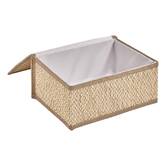 Set de 3 boîtes de rangement, l.25/30/35 cm, beige Stemy