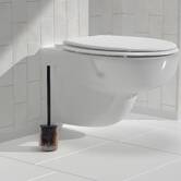 Brosse wc, h.39 cm, marron Dotty