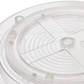 Plateau, 26x26x24 cm, transparent Selena