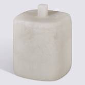 Pot à cotons, blanc Cloudy