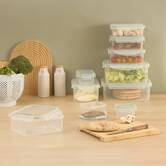 Boîte de conservation 0,9 l Clipeat plastique