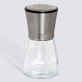 Distributeur sel/poivre, verre et inox Nixo