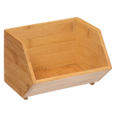Lot de 2 organiseurs coulissants, bambou, plusieurs modèles Bambou