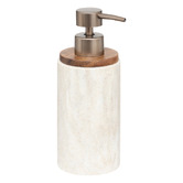 Kit de 3 accessoires de salle de bain, effet travertin Come