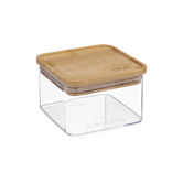 Lot de 2 boîtes de conservation, couvercle bambou, 0,5/1l Eske bambou