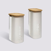 Lot de 2 boîtes de conservation, 1,5/1,6l Glassy