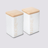 Lot de 2 boîtes de conservation, 1kg Scandi edition