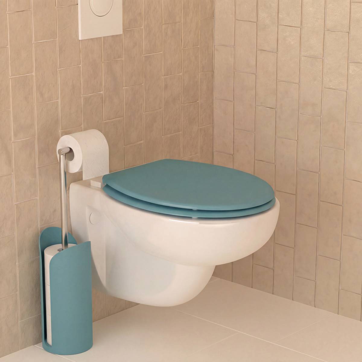 Dérouleur avec réservoir, h.60 cm, vert céladon Colorama
