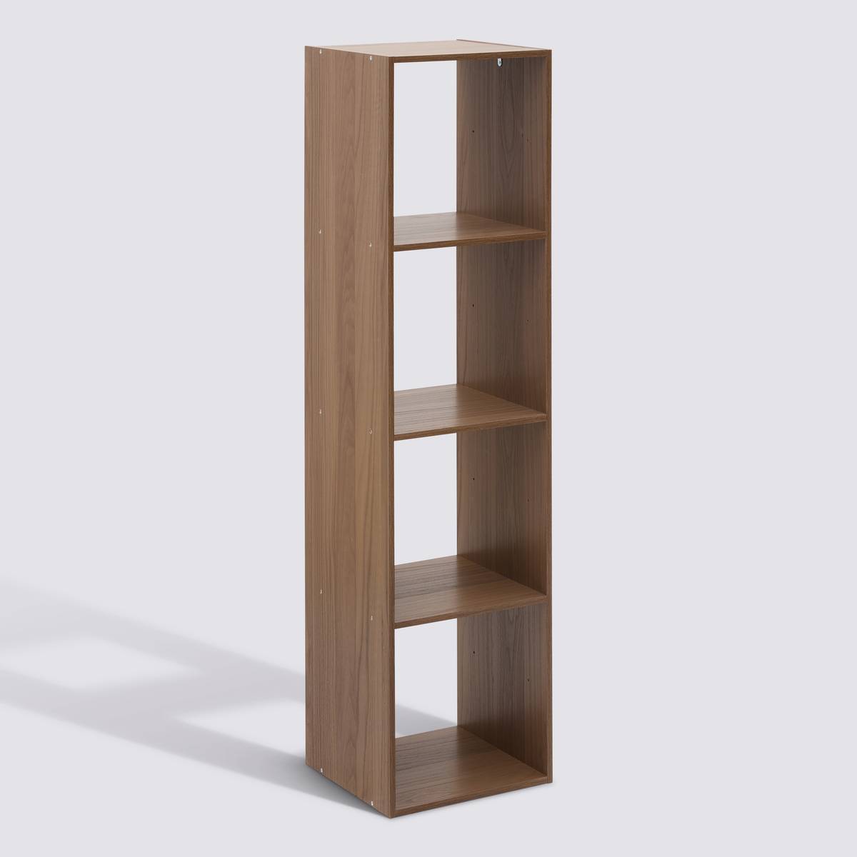 Étagère 4 cases, marron Mix'n modul