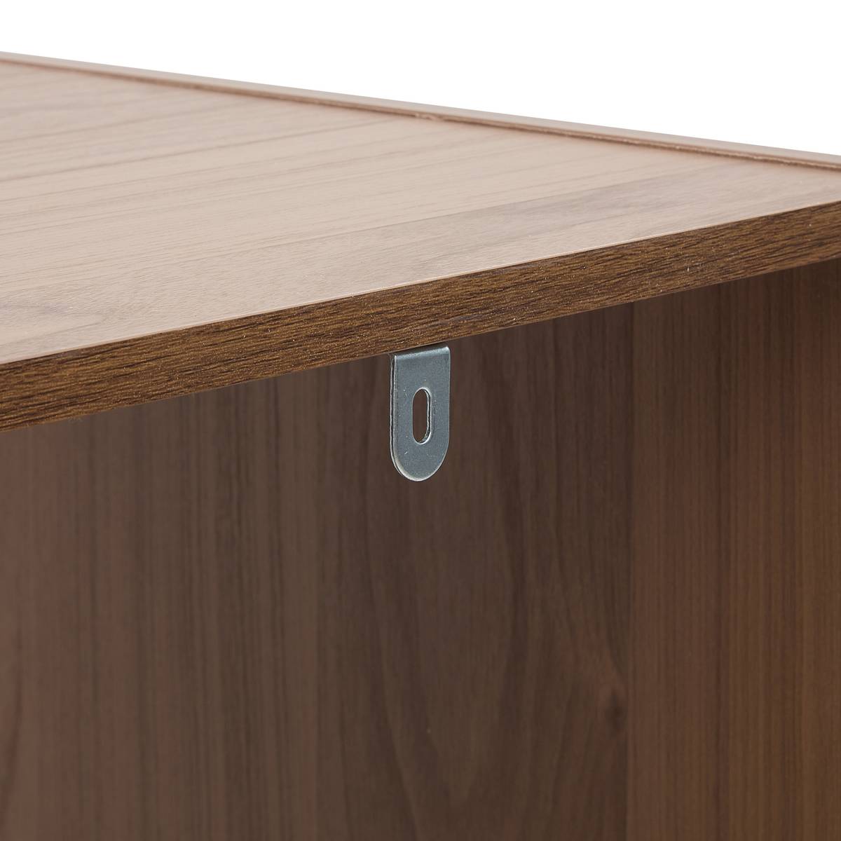 Étagère 4 cases, marron Mix'n modul