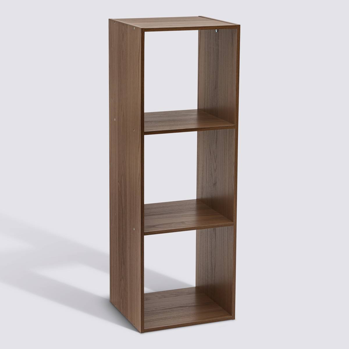 Étagère 3 cases, 34,5x32 cm, marron Mix'n modul