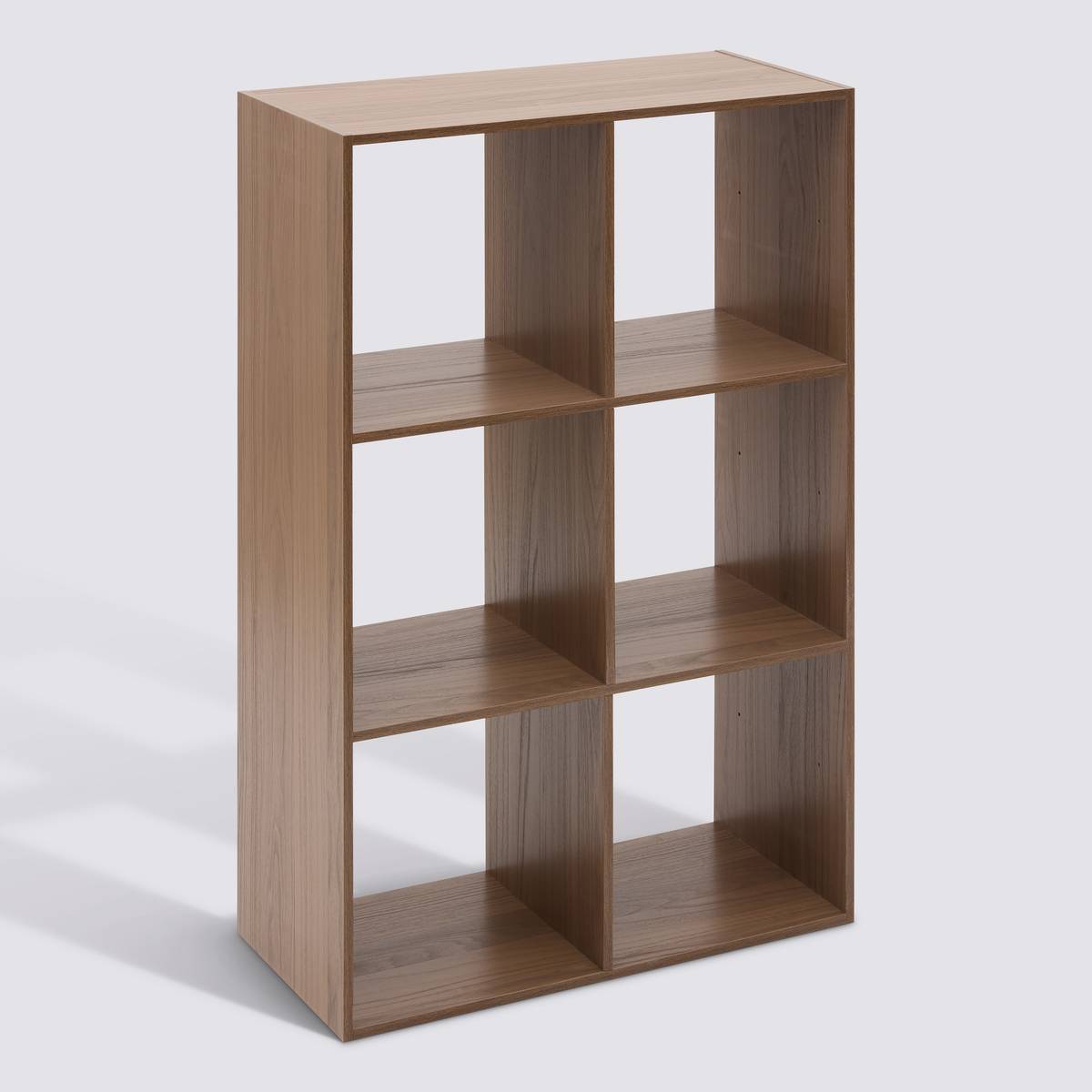 Étagère 6 cases, marron Mix'n modul