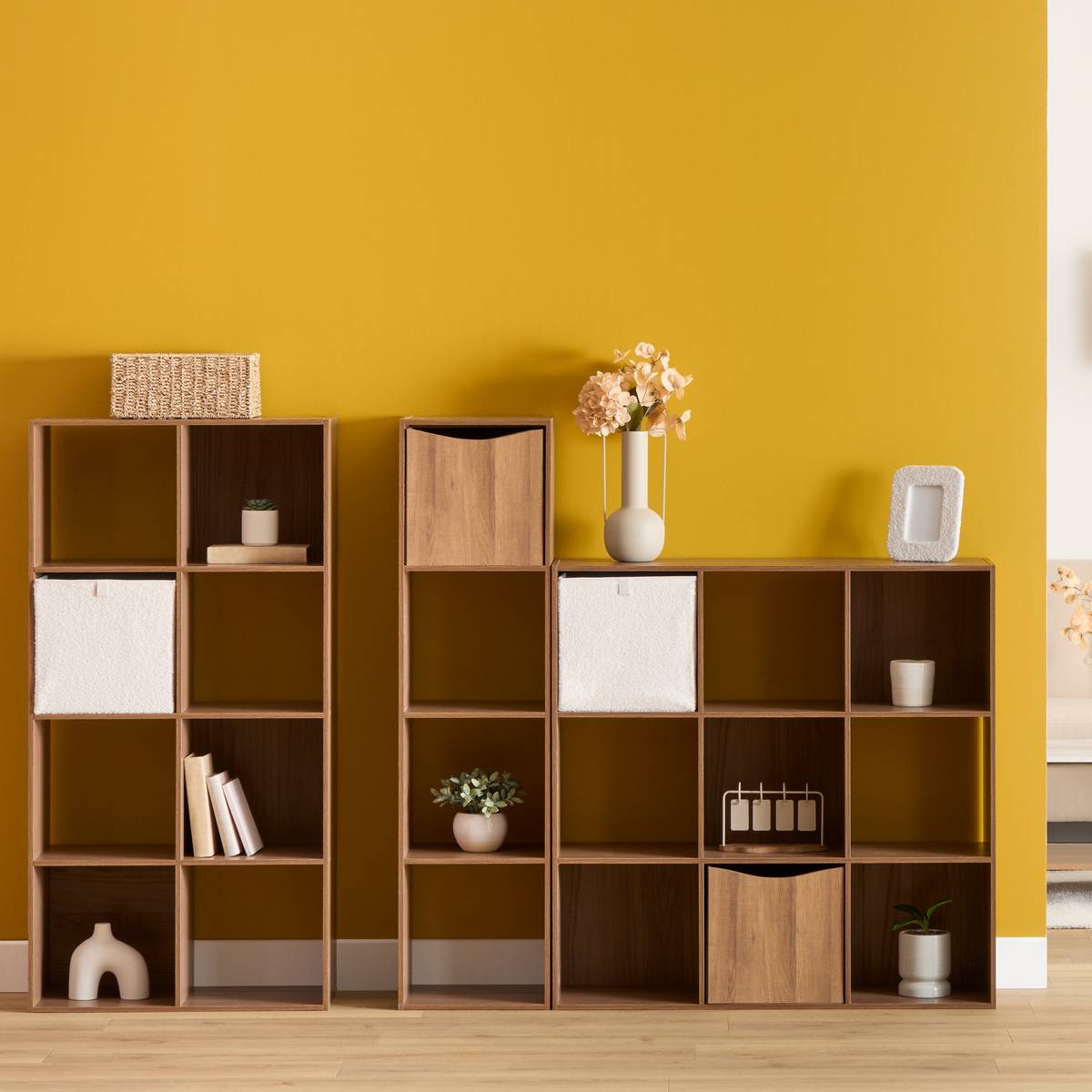 Étagère 1 case, marron Mix'n modul