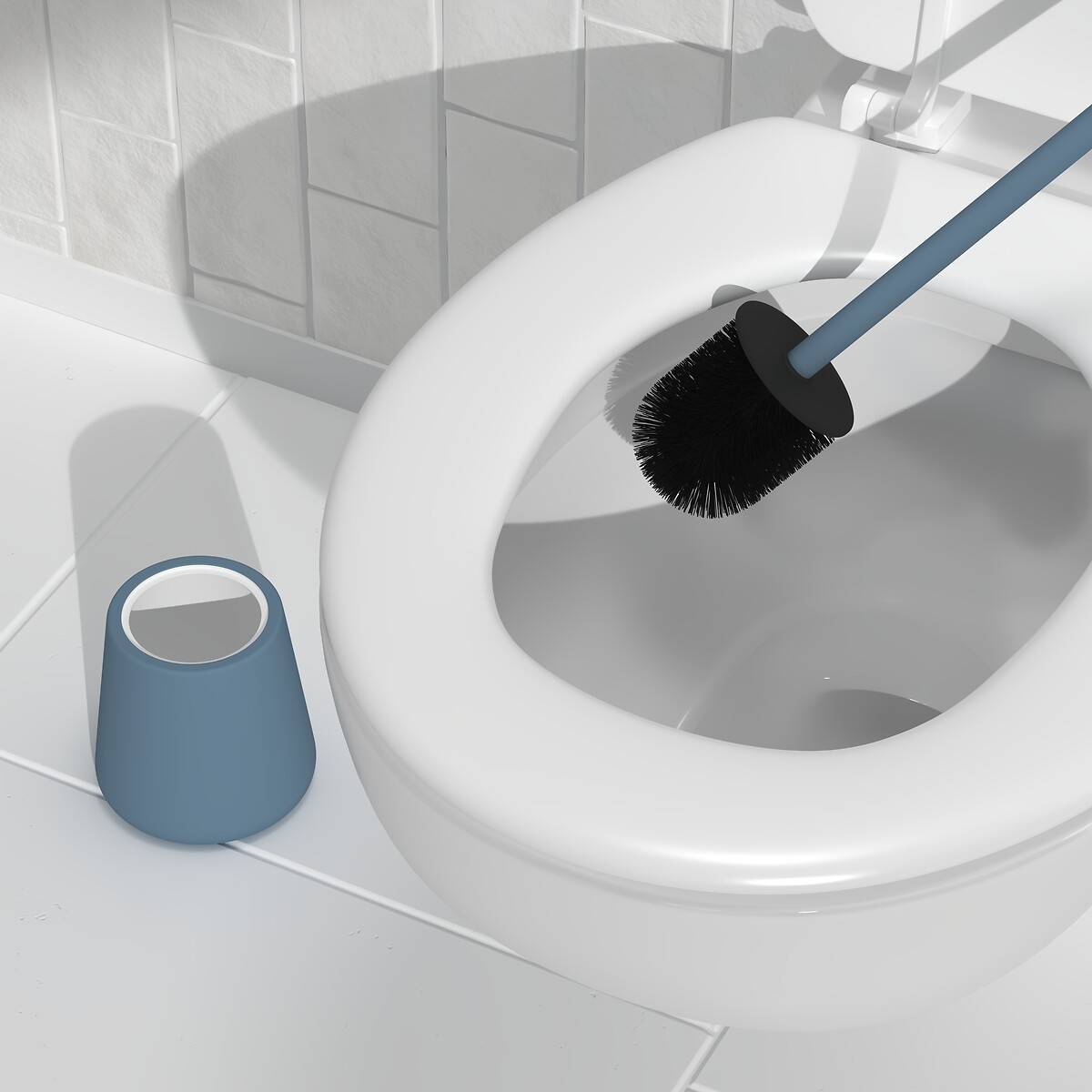 Brosse wc, d.11,5 cm, bleu Colorama