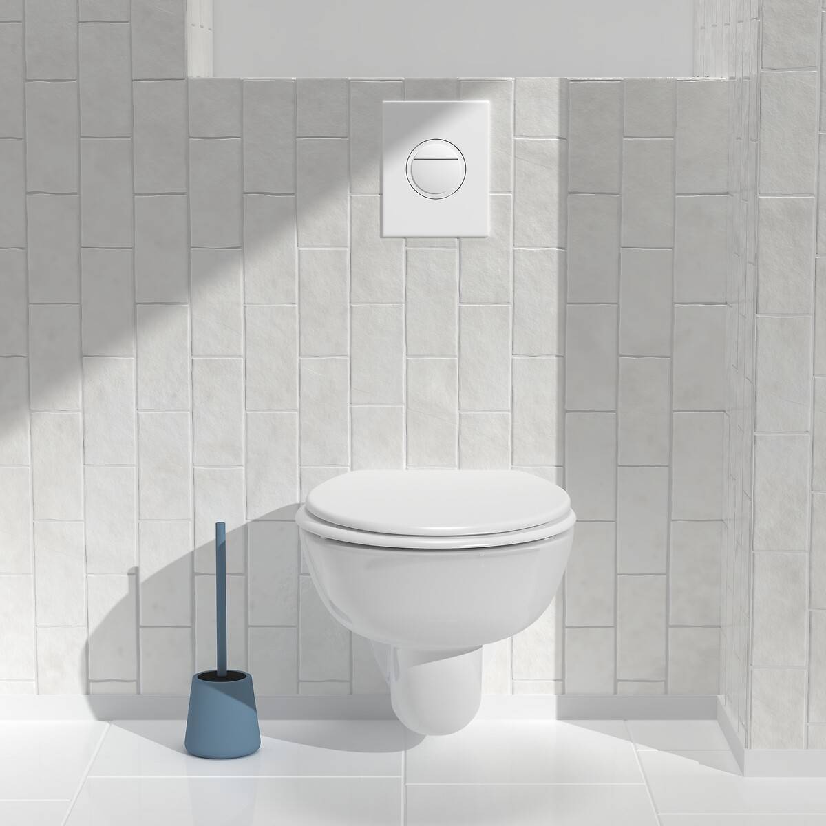 Brosse wc, d.11,5 cm, bleu Colorama