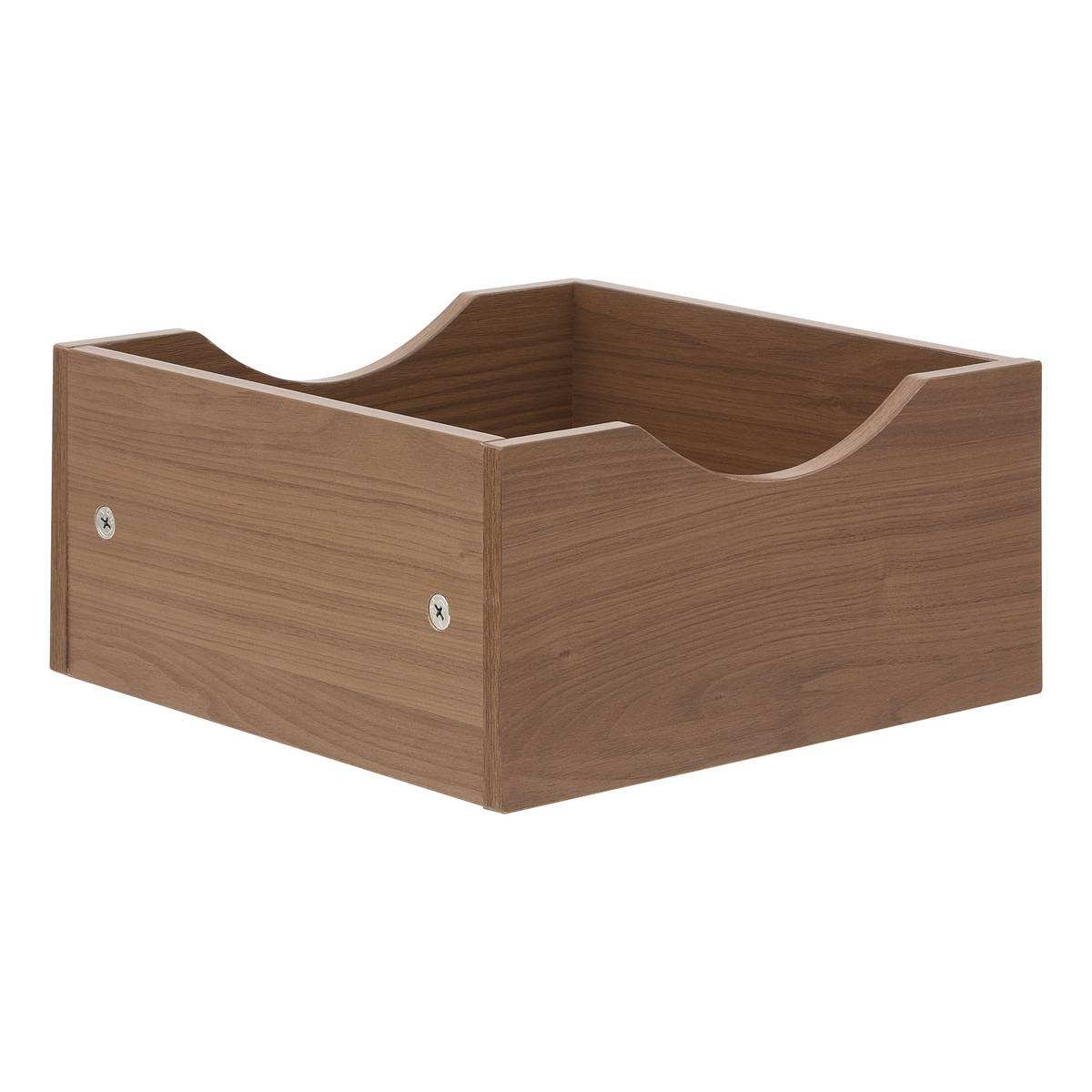 Tiroir + etagere noyer mix 