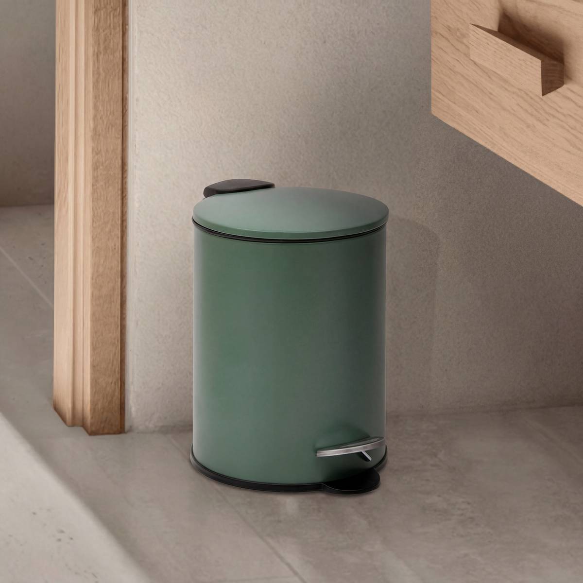 Poubelle manuelle, 2,7l, ficus Colorama