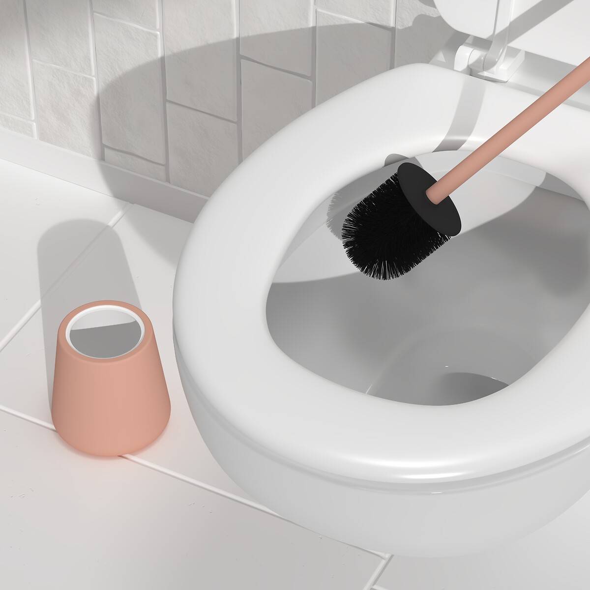 Brosse wc, d.11,5 cm, rose blush Colorama