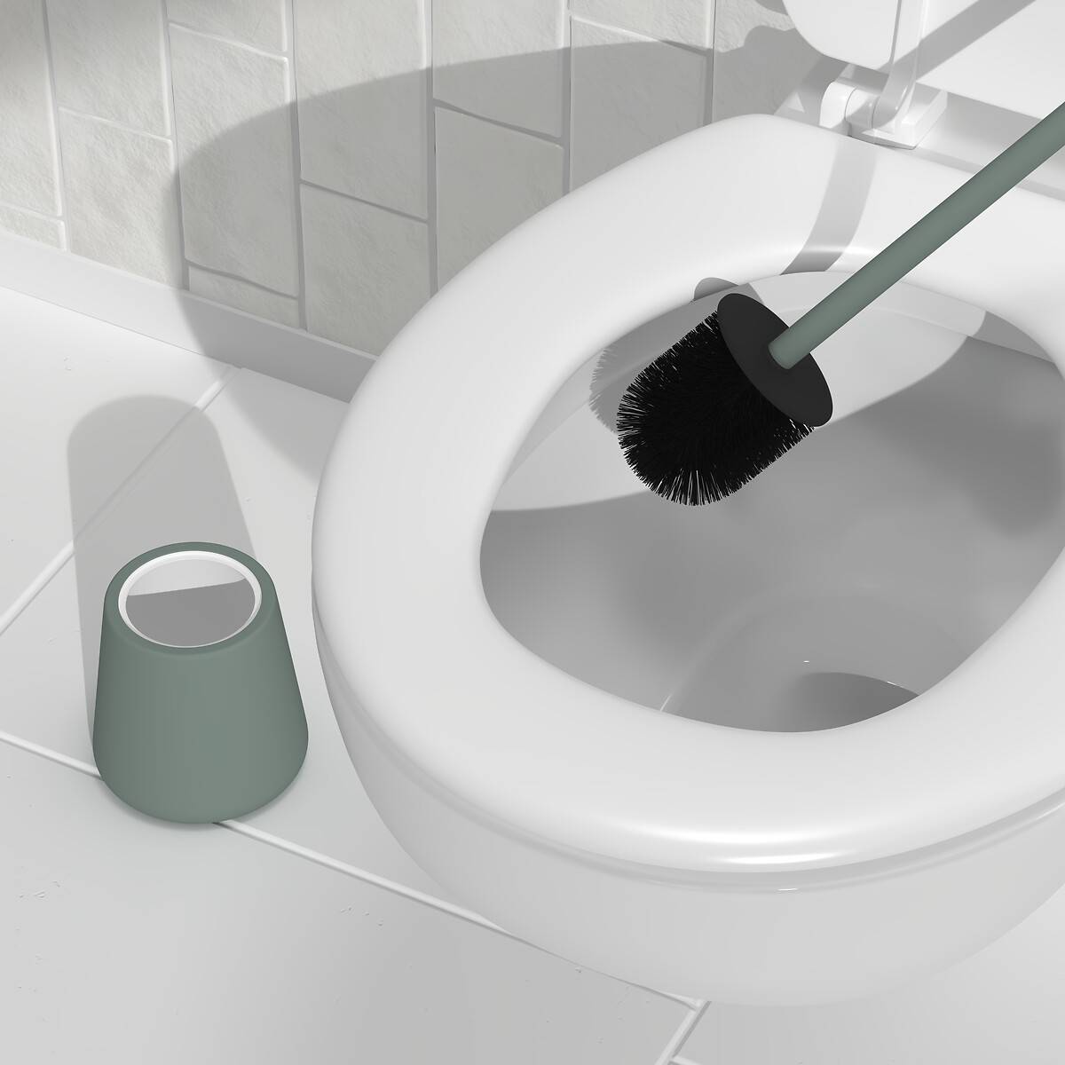Brosse wc ficus rub color 