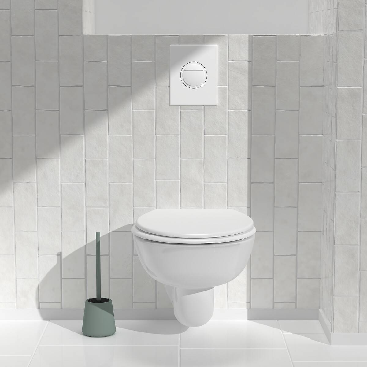 Brosse wc ficus rub color 