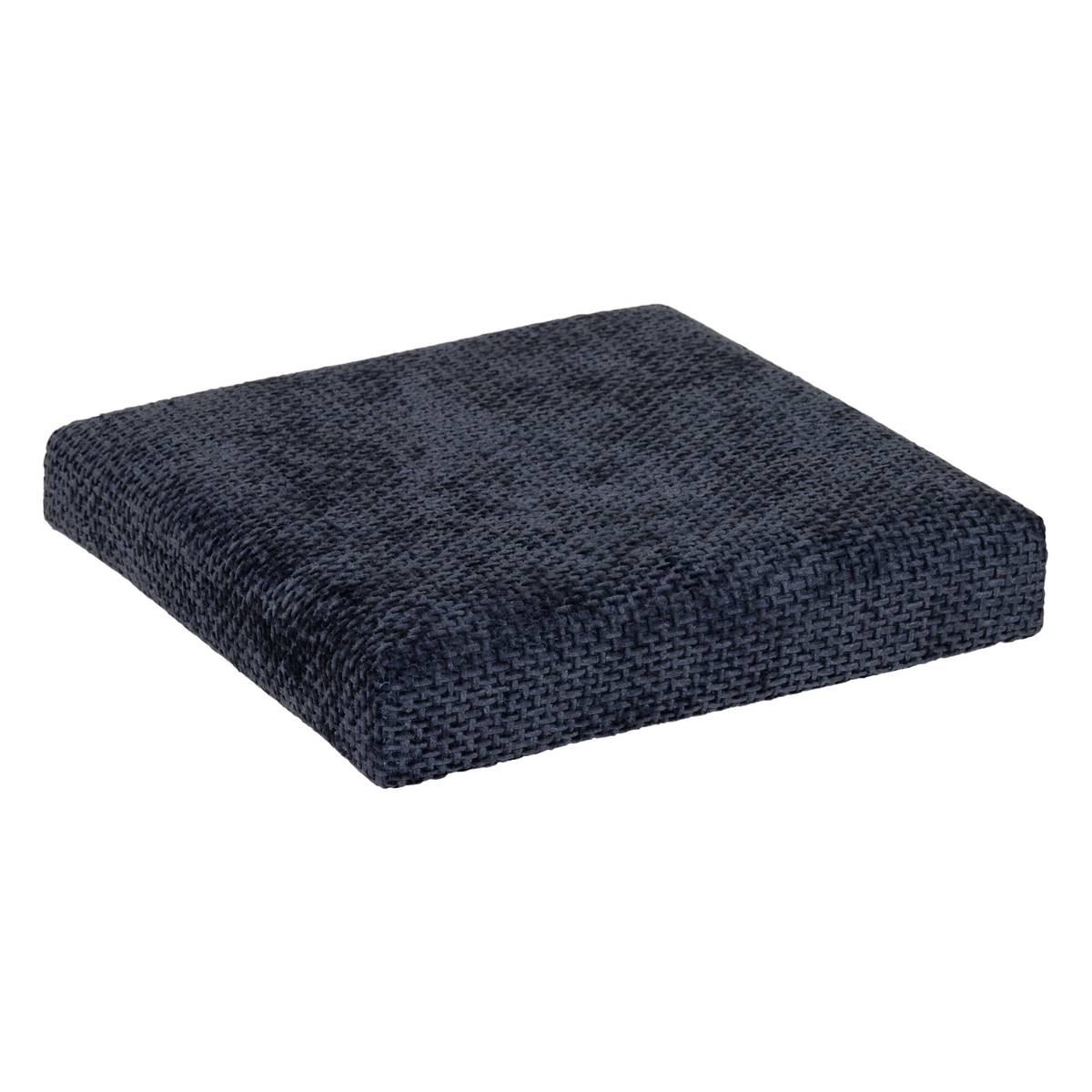Pouf 31x31 bleu velvy 