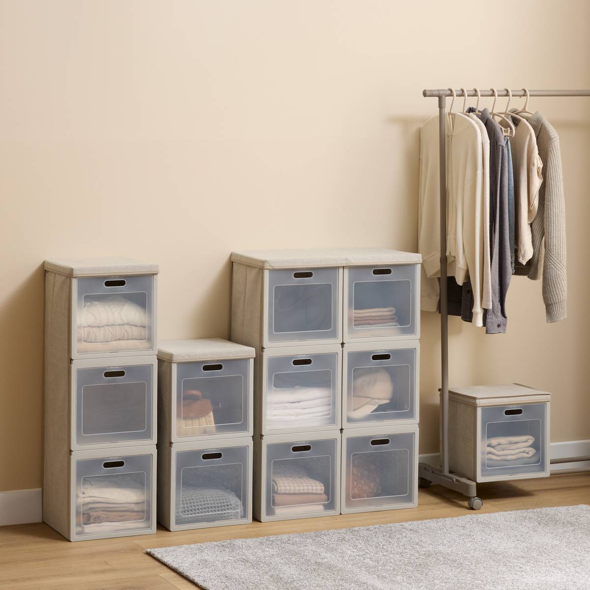 Rangement 6 cases cube'n door 