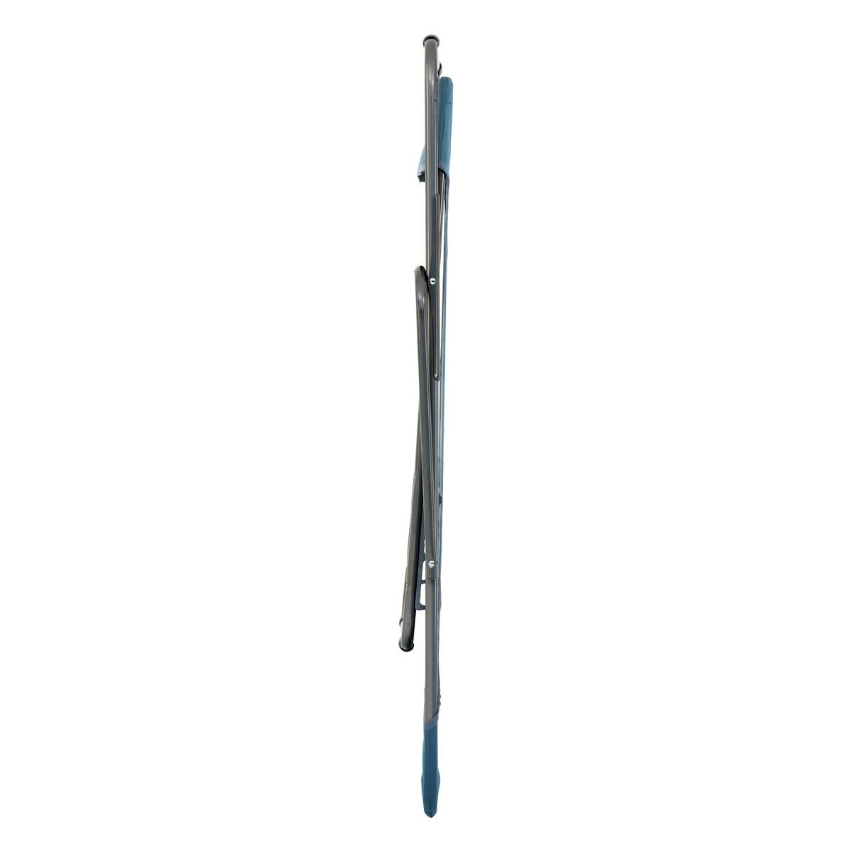 Chilienne, 75x56 cm, bleu pétrole