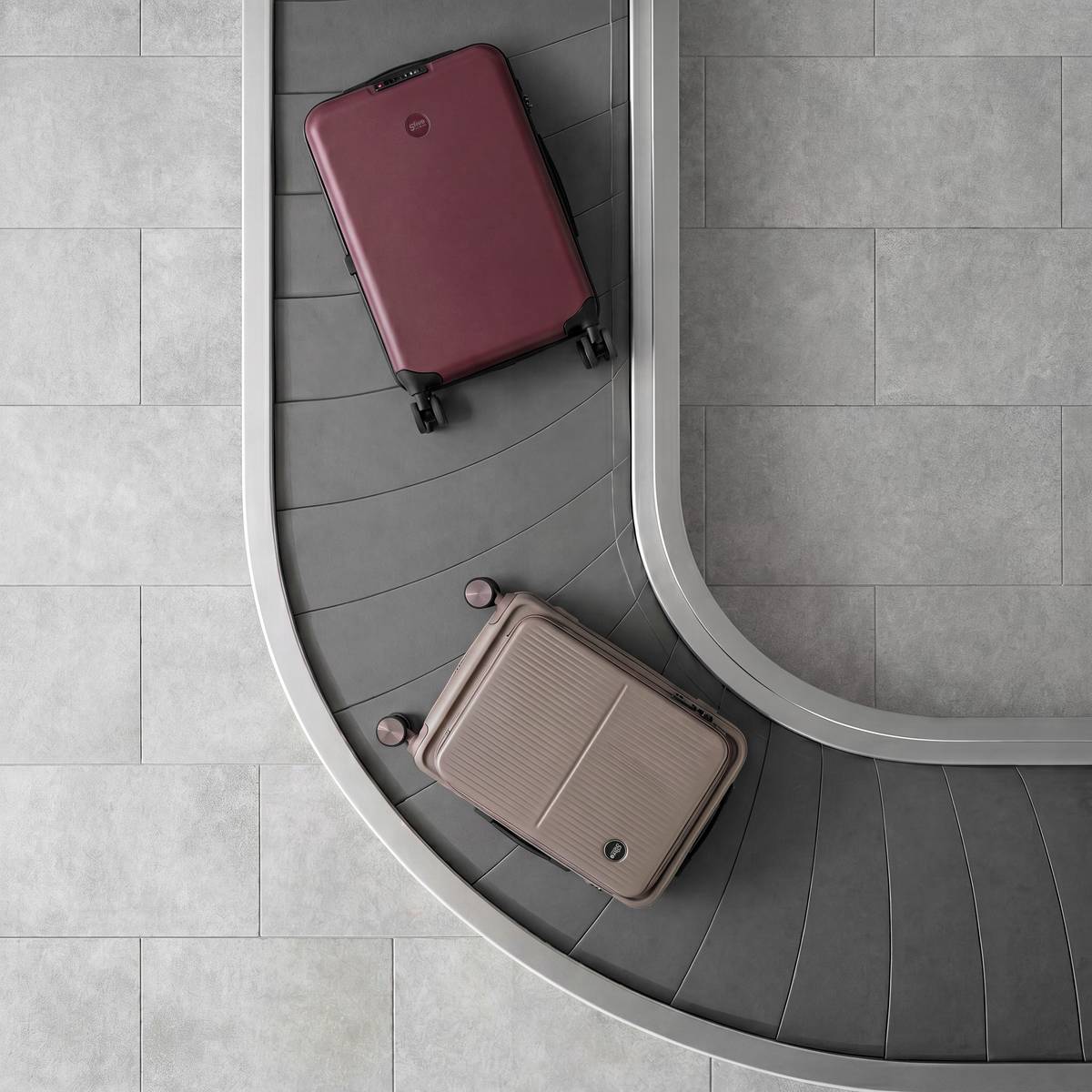 Valise cabine pliable 8 roues, 40l, violet