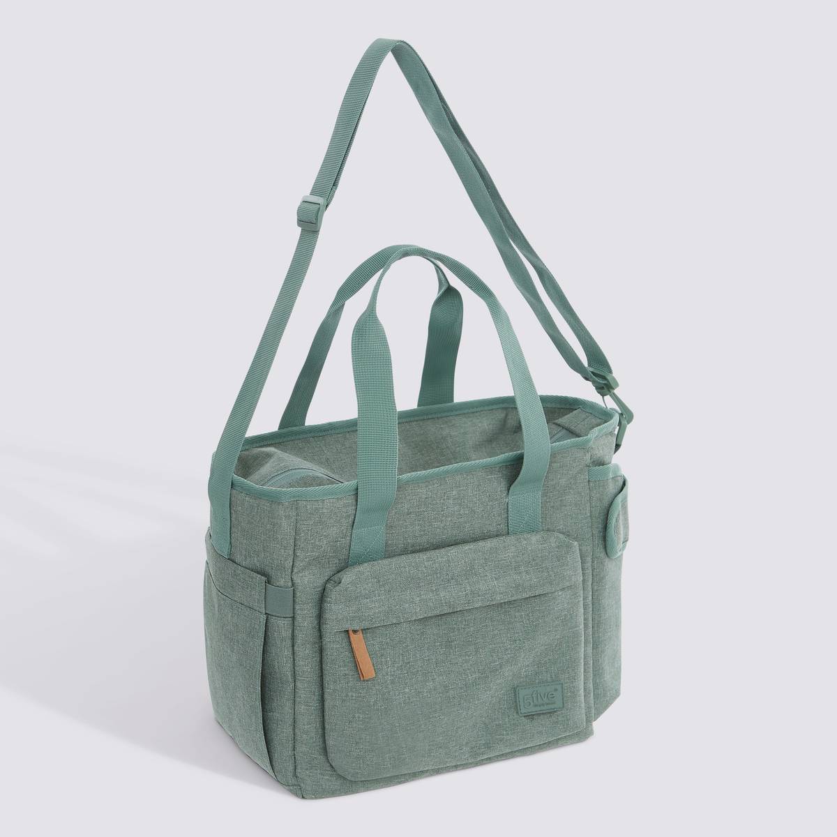 Sac repas iso 12.5l poche vert 