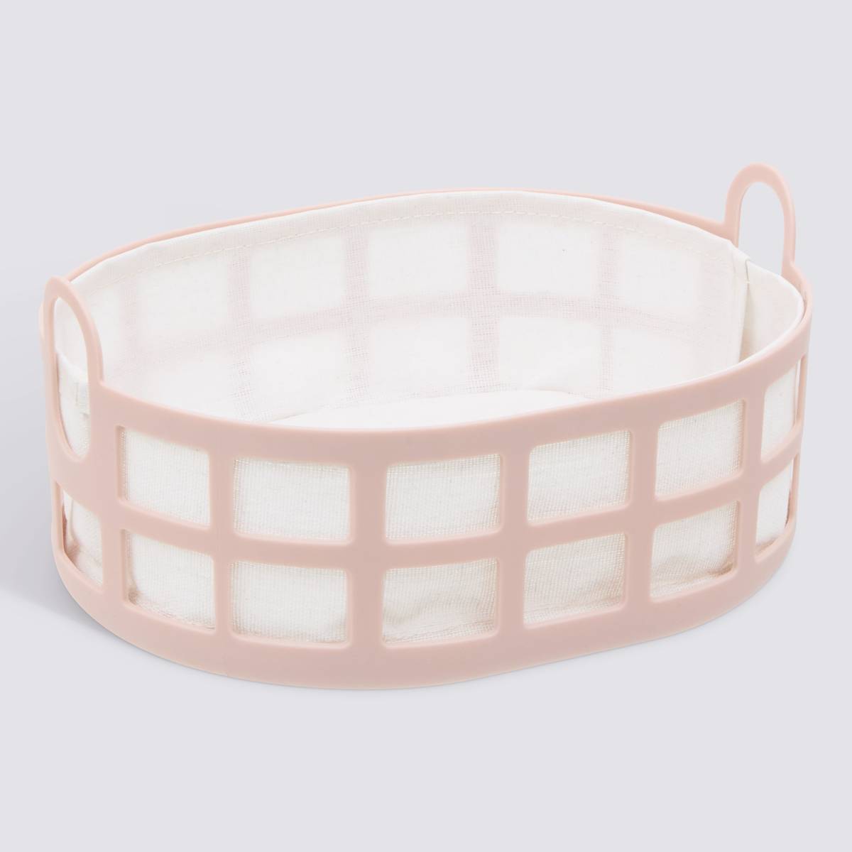 Corbeille a pain rose poly 