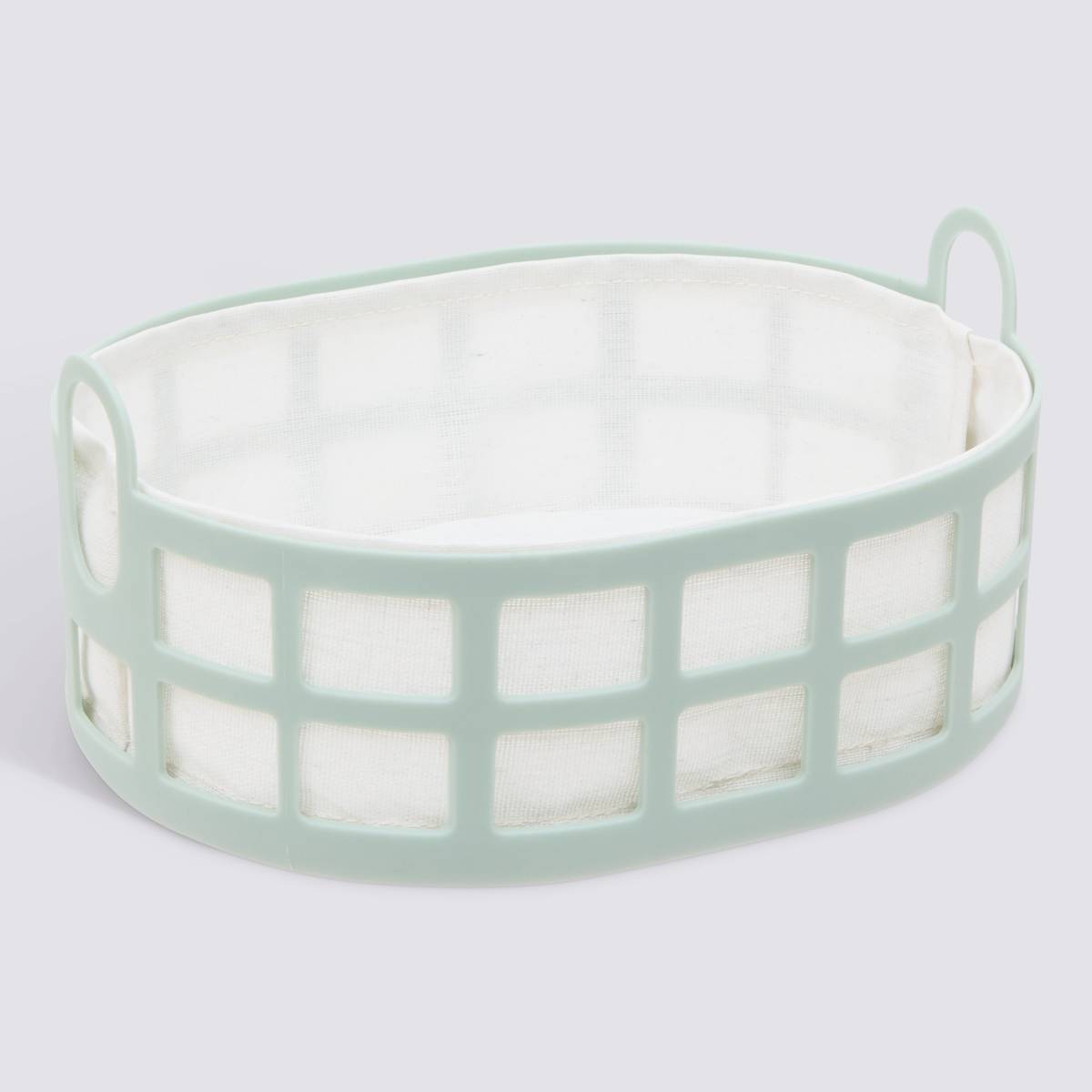 Corbeille a pain vert poly 