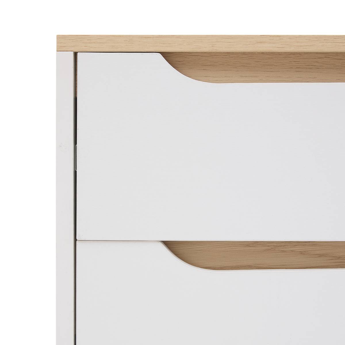 Meuble d'entree bois 12p luma 