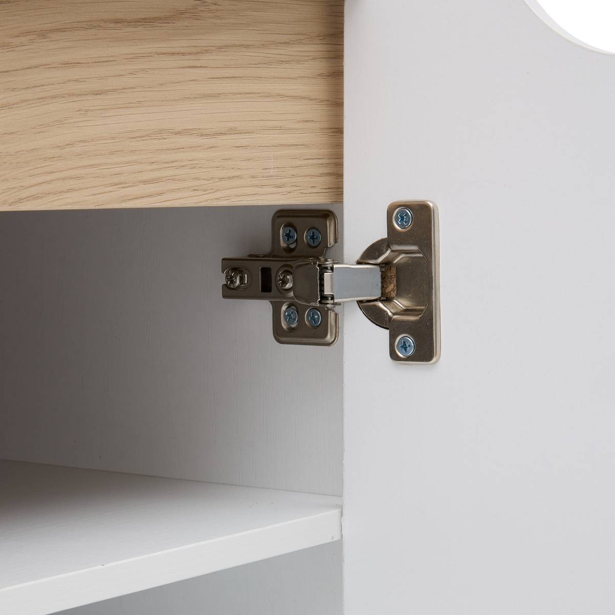 Meuble d'entree bois 12p luma 