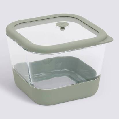 Boîte de conservation, 1,35l, verre borosilicate Siliglass