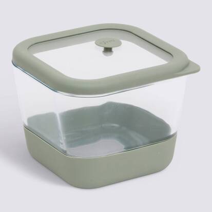 Boîte de conservation, 0,8l, verre borosilicate Siliglass
