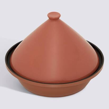 Tajine, grès, d.30,2 x h.22,3 cm Magma