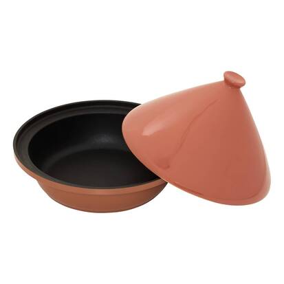 Tajine, grès, d.30,2 x h.22,3 cm Magma