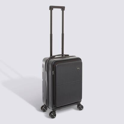 Valise 8 roues, ouverture frontale, 40l, noir 