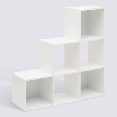 Étagère escalier, 101,7x32 cm, blanc Mix'n modul