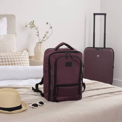 Sac à dos cabine, 18l, violet 