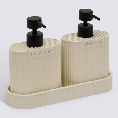 lot-de-2-distributeurs-de-savon-0-375l-argile