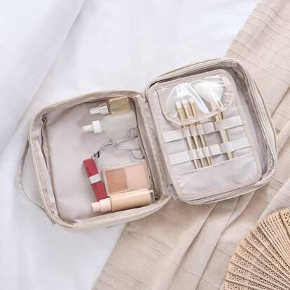 Trousse de toilette de voyage, l.23,5 x h.19 cm 