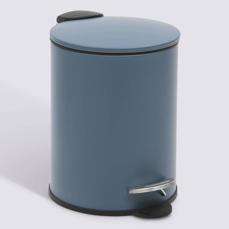 Poubelle manuelle soft close, 2,7l, bleu Colorama