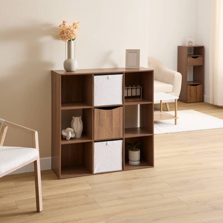 Étagère 1 case, marron Mix'n modul