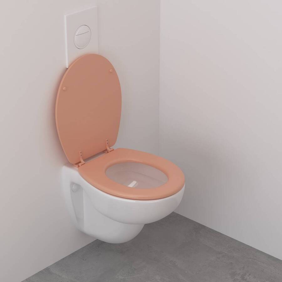 Abattant wc, rose blush Colorama