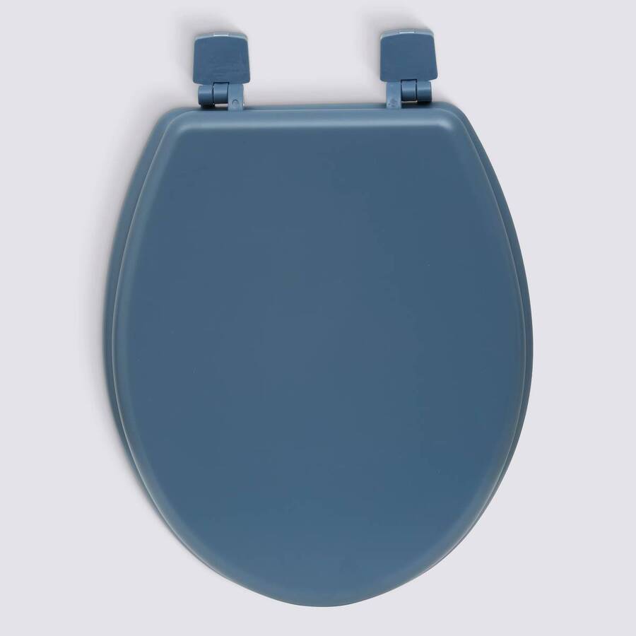 Abattant wc, bleu Colorama