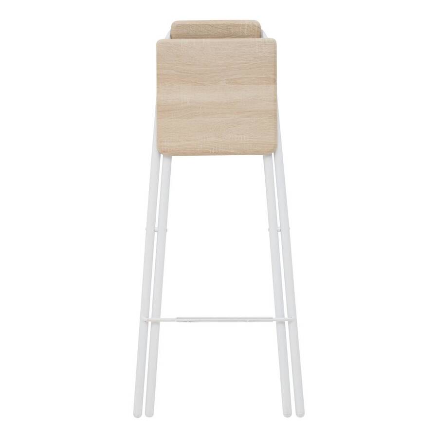 Chaise de bar pliante, h.98 cm, blanc Flexy
