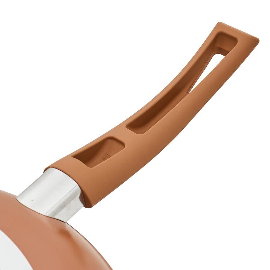 Poêle, d.24 cm, aluminium recyclé, rose blush Harmony