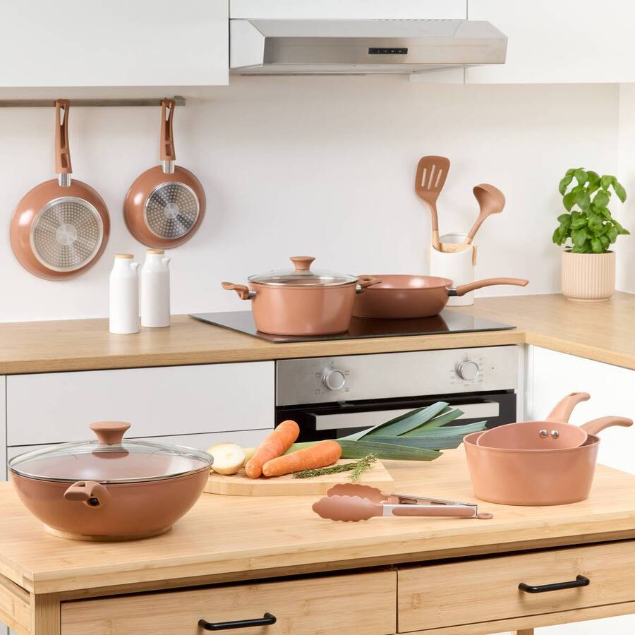 Casserole, aluminium recyclé, d.20 cm, rose blush Harmony